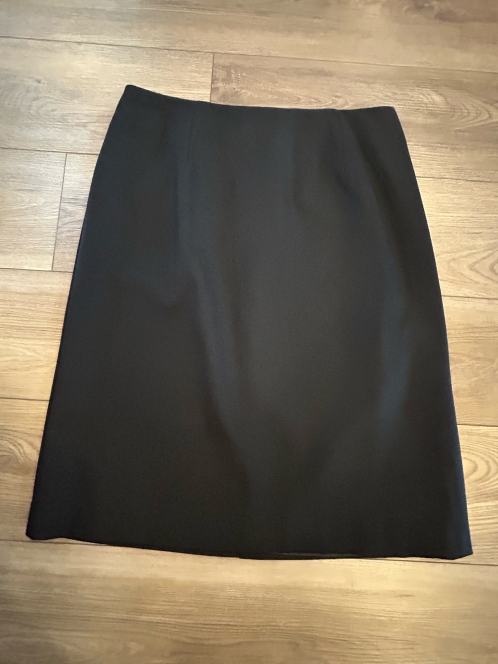 Requirements Black Wool Skirt Size 14 Lined Classic Work Vintage 90s
